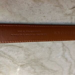 Men’s belt size 36. J. Hilburn Genuine Italian Calf Skin.